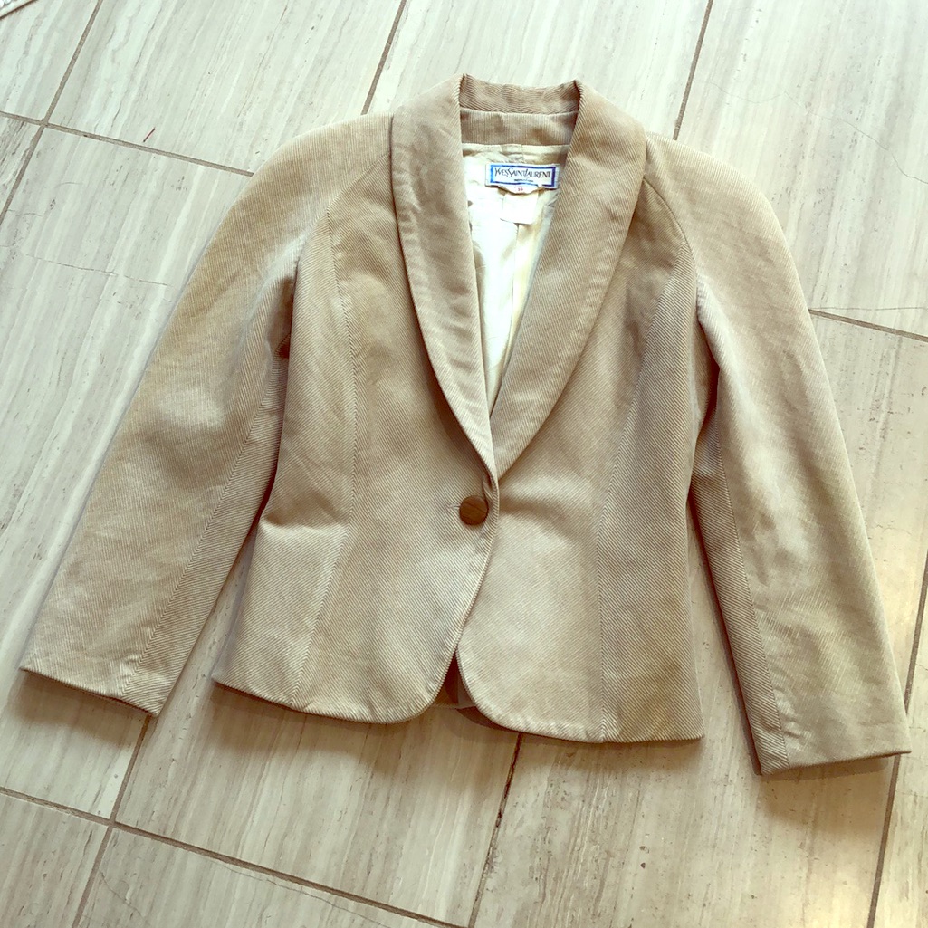 Yves Saint Laurent Vintage Corduroy Blazer